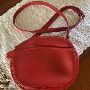 Leather crossbody bag